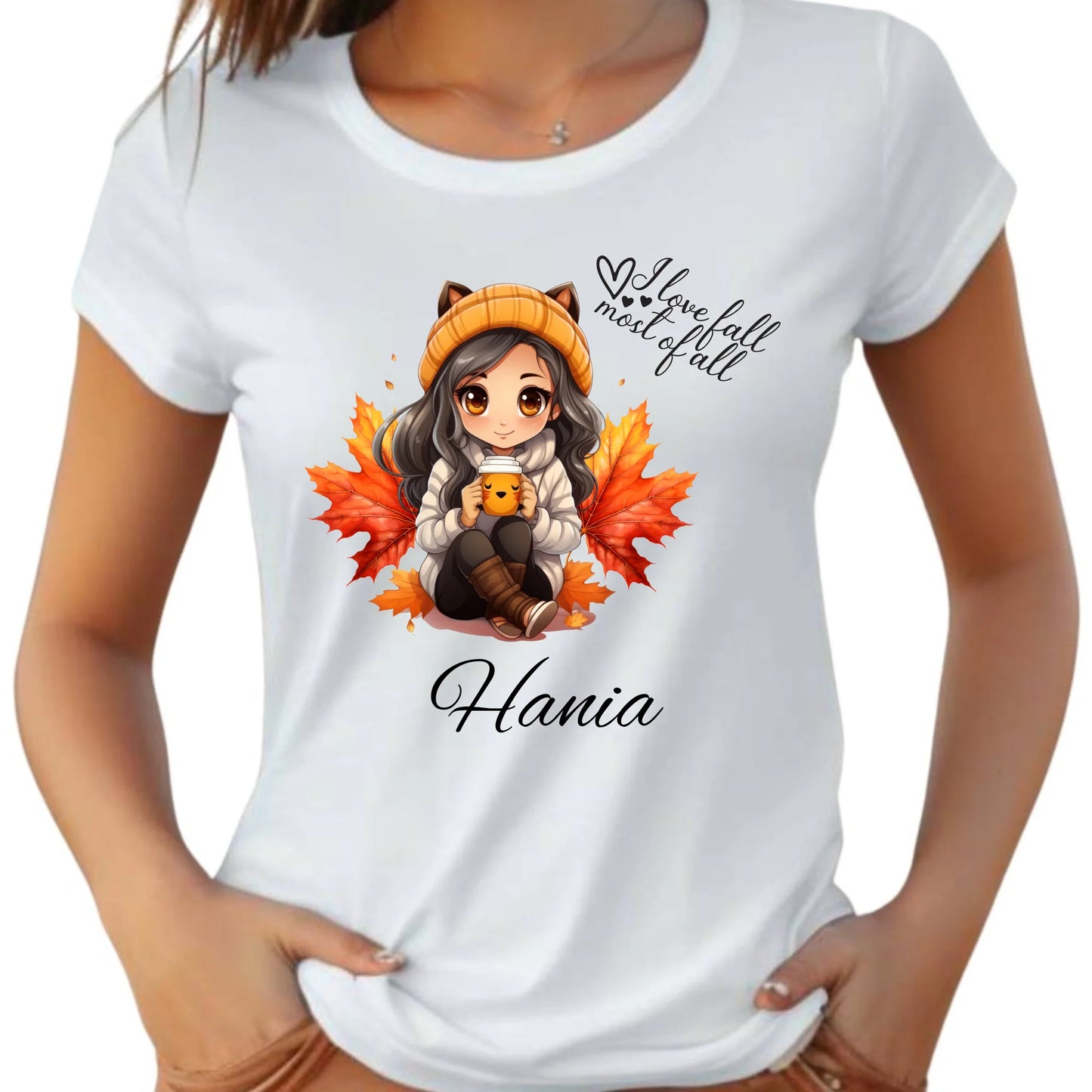 Koszulka damska jesieniara - Anime - personalizowana JS06 - StoryCups.pl