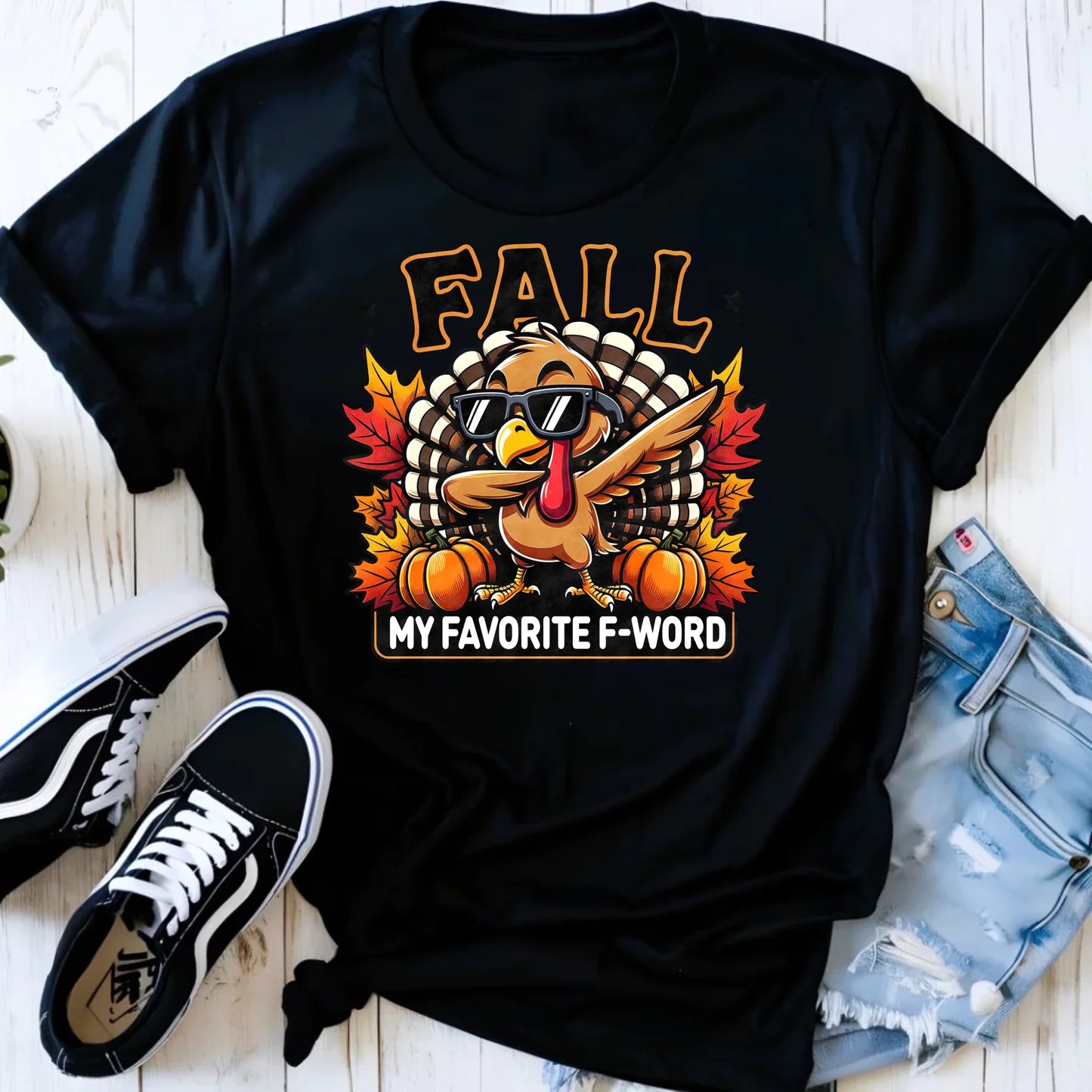 Koszulka damska jesieniara - FALL my favorite F-word JS11 - StoryCups.pl