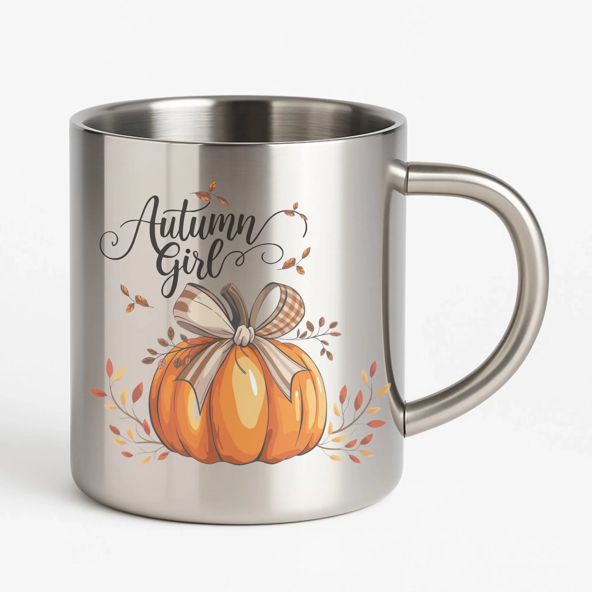 Kubek metalowy jesieniara - Dynia JS12 - StoryCups.pl