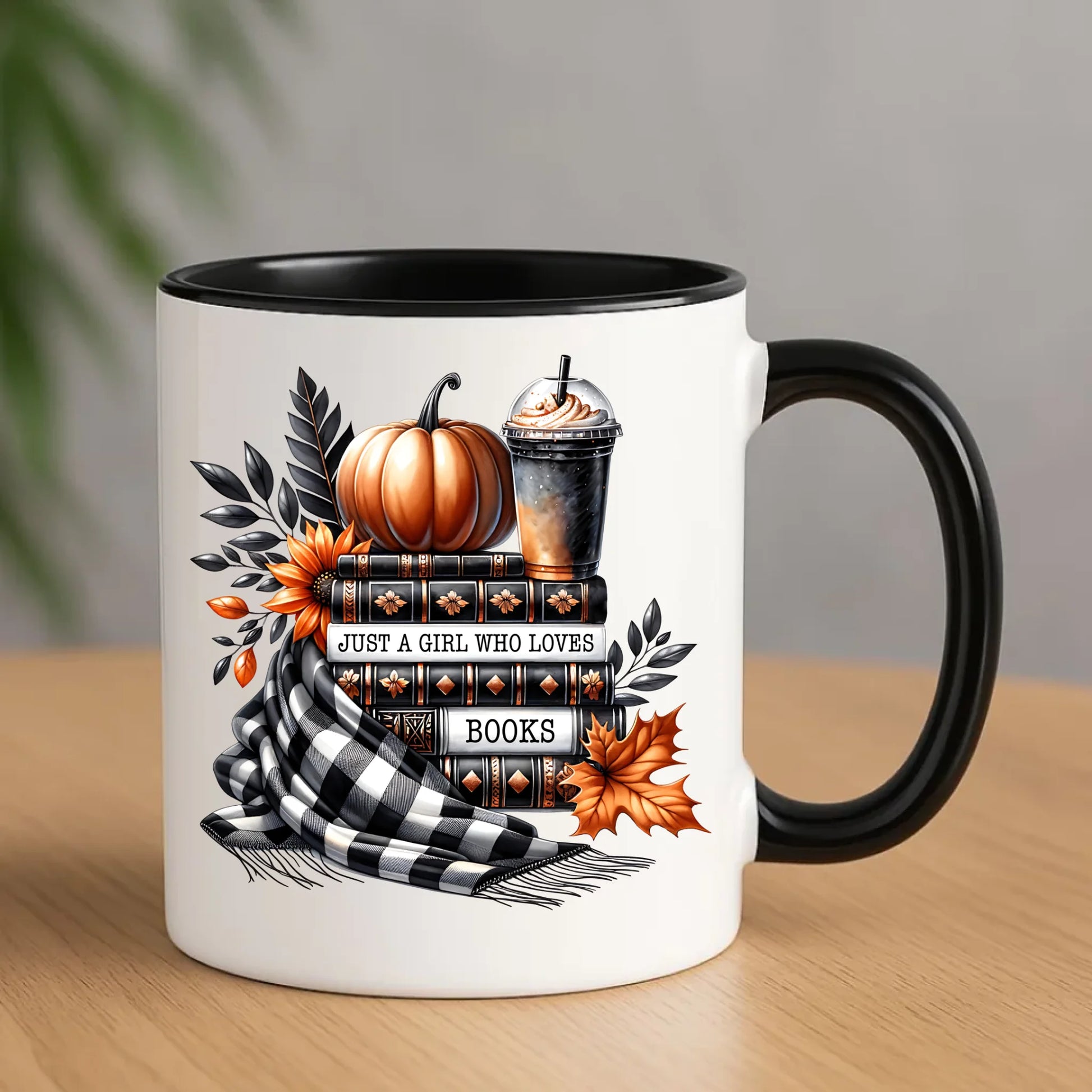 Kubek jesieniara - Książkara - prezent dla miłośniczki czytania książek JS13 - StoryCups.pl