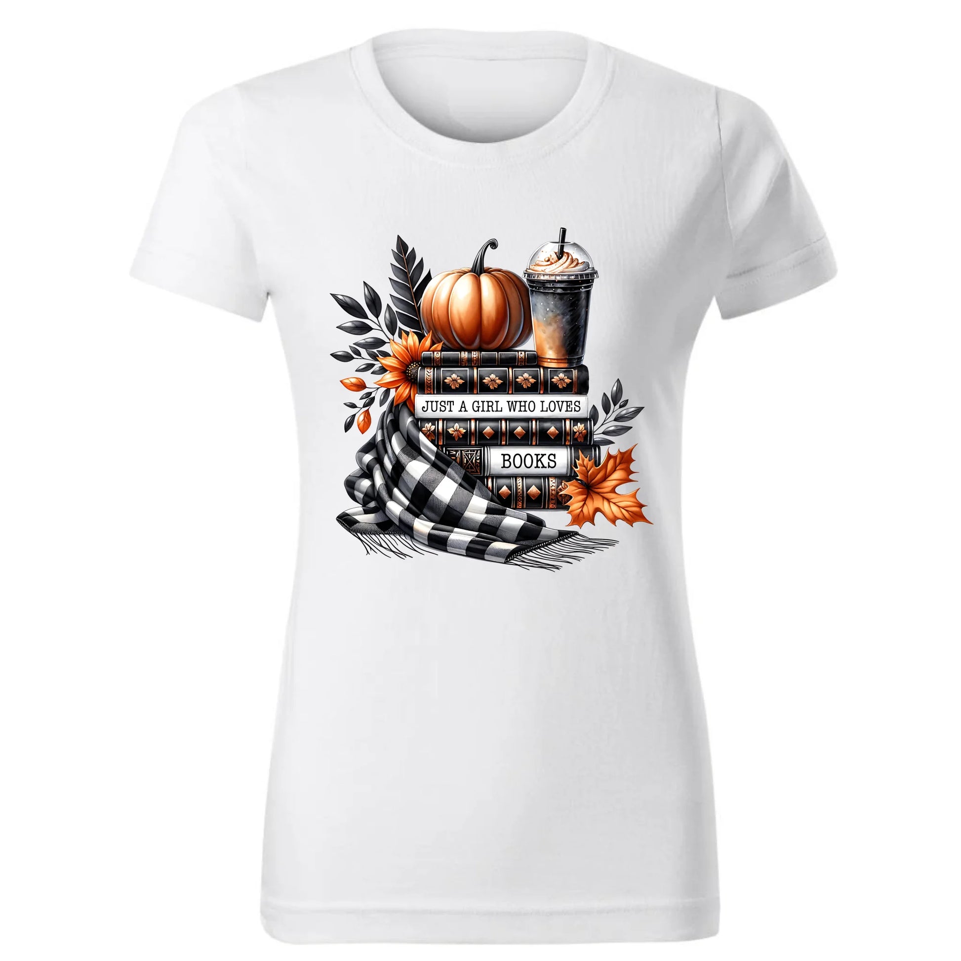 Koszulka damska jesieniara - Książkara - prezent dla miłośniczki czytania książek JS13 - StoryCups.pl