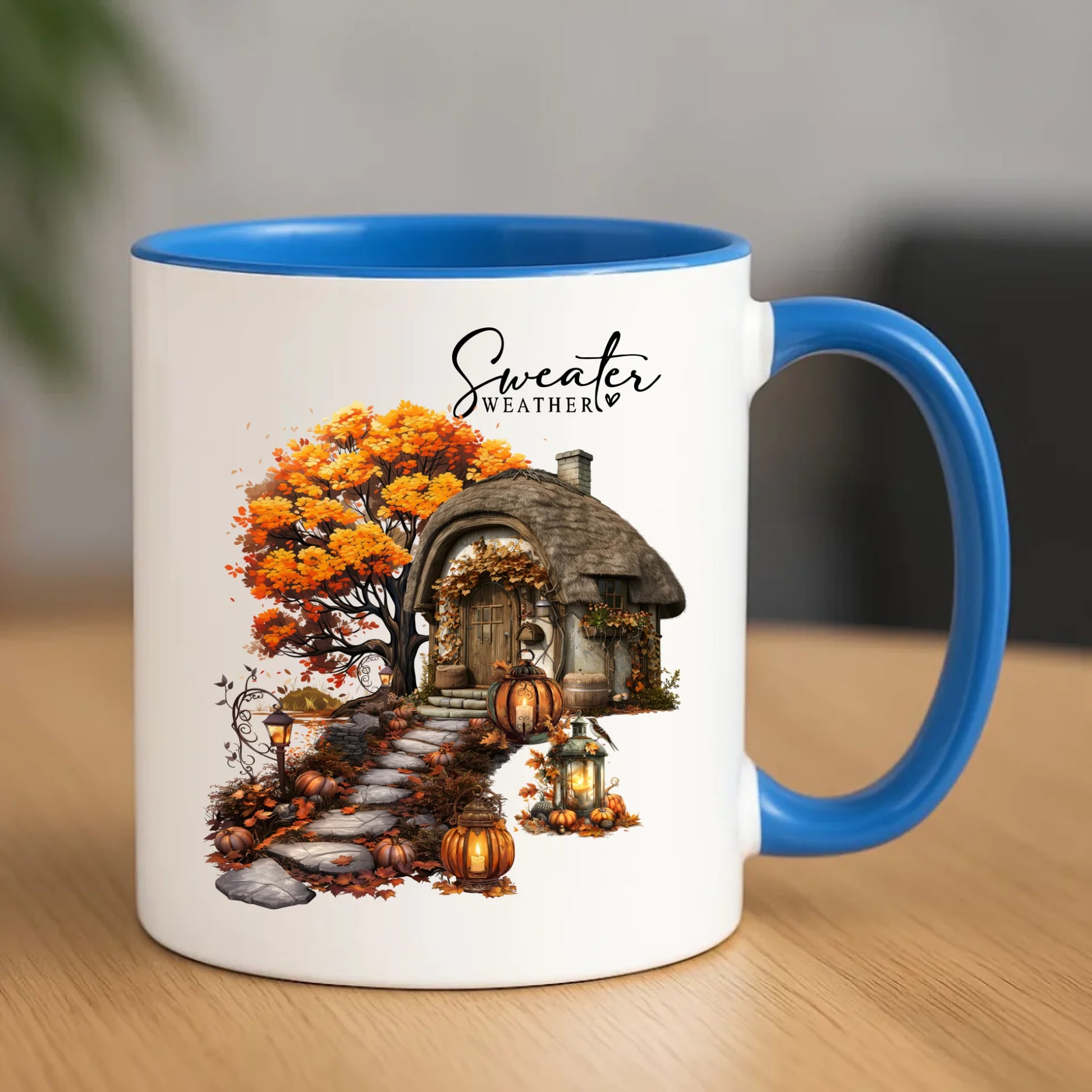 Kubek jesienny - Sweater weather JS15 - StoryCups.pl