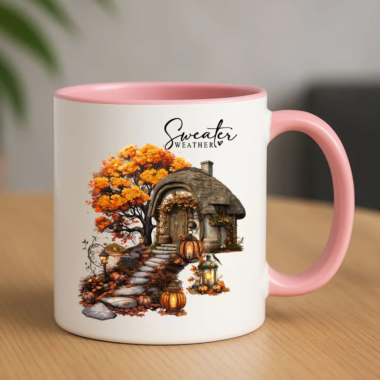 Kubek jesienny - Sweater weather JS15 - StoryCups.pl