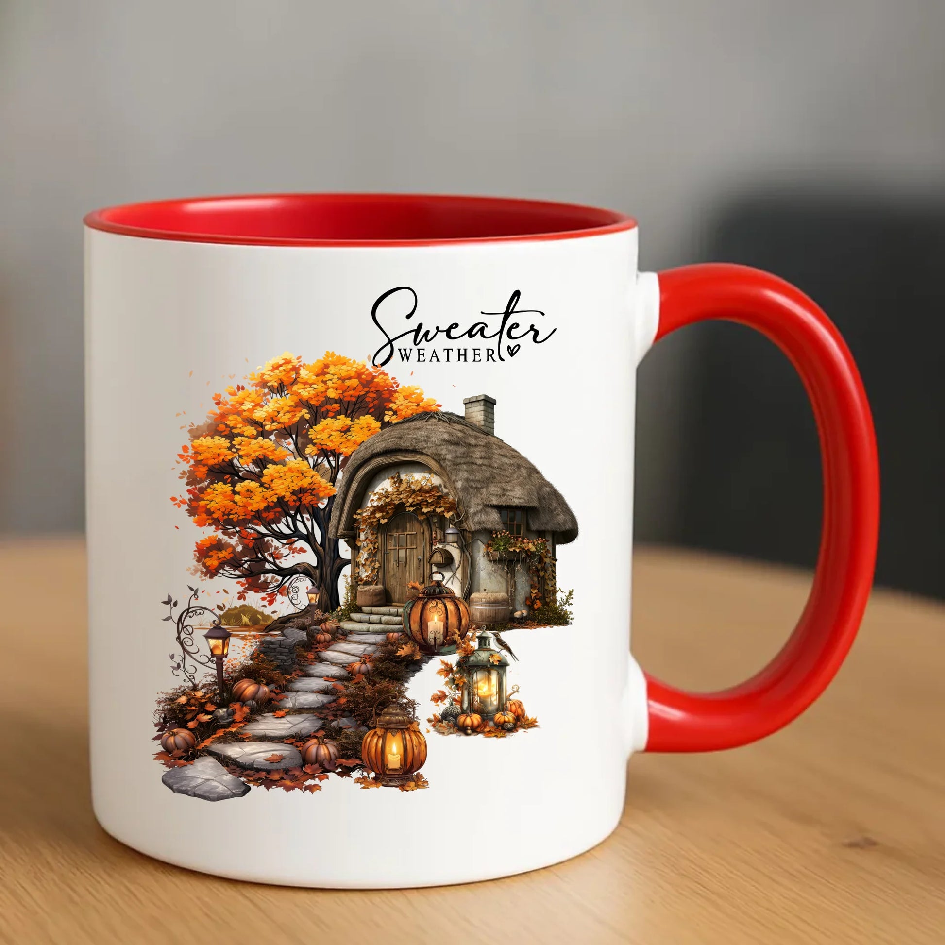 Kubek jesienny - Sweater weather JS15 - StoryCups.pl