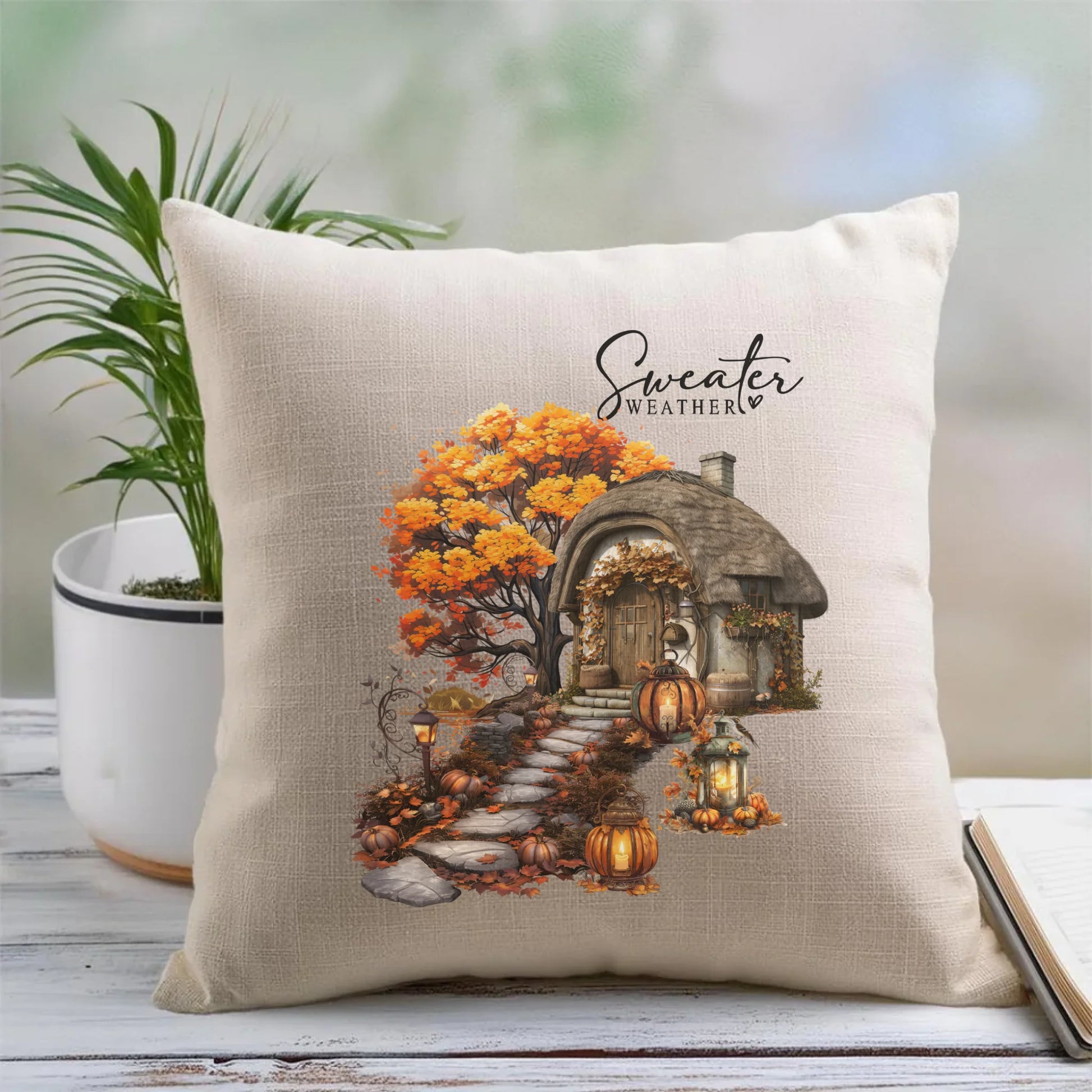 Poduszka jesienna - Sweater weather JS15 - StoryCups.pl