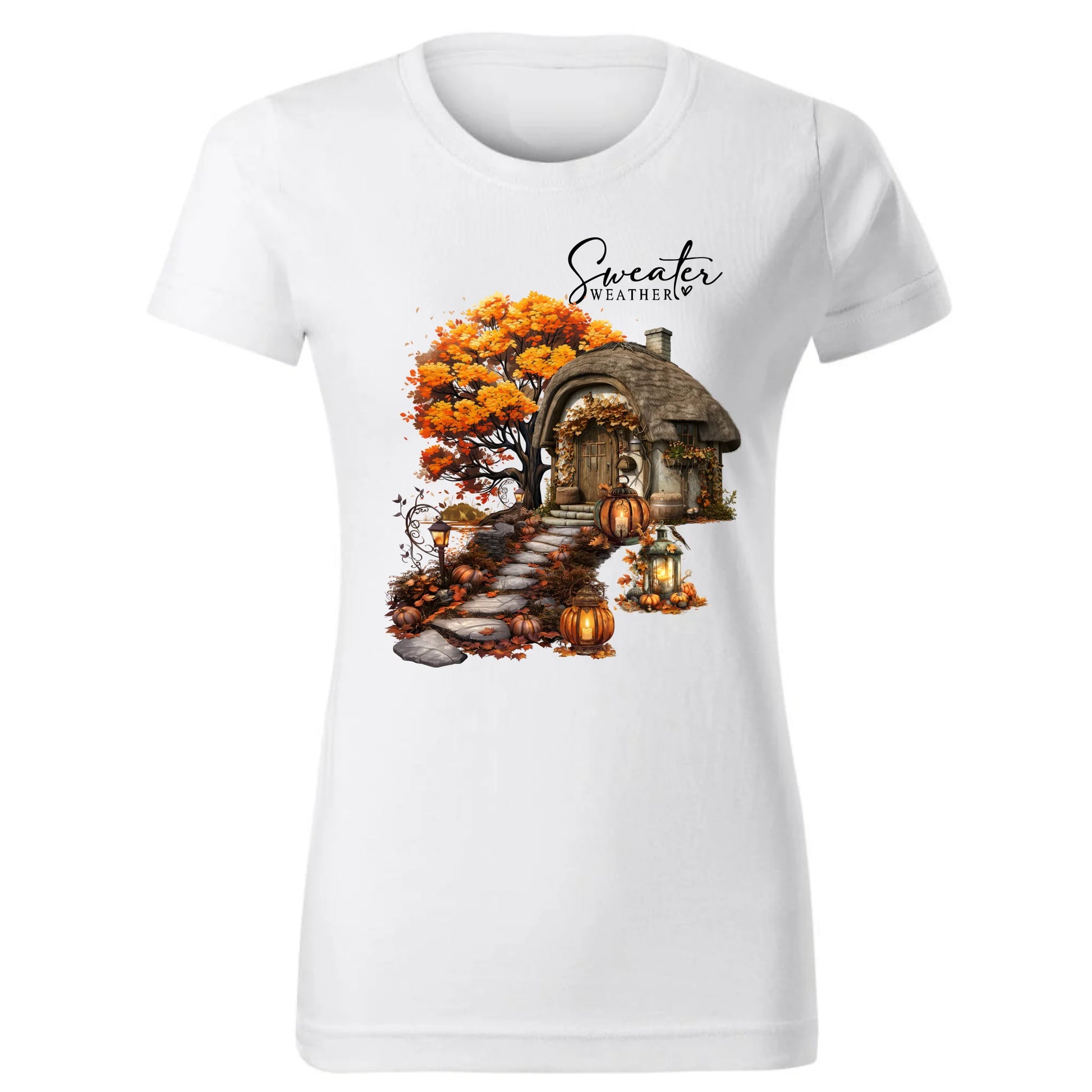 Koszulka damska jesieniara - Sweater weather JS15 - StoryCups.pl