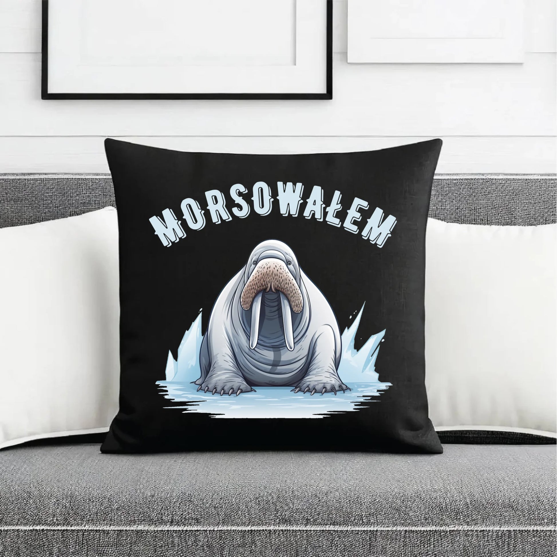 Morsowałem | Poduszka dekoracyjna dla morsa HM01 - StoryCups.pl