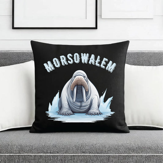 Morsowałem | Poduszka dekoracyjna dla morsa HM01 - StoryCups.pl