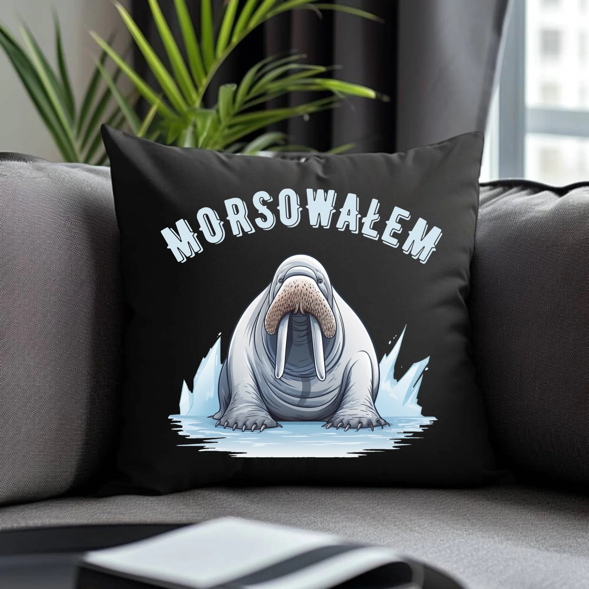 Morsowałem | Poduszka dekoracyjna dla morsa HM01 - StoryCups.pl