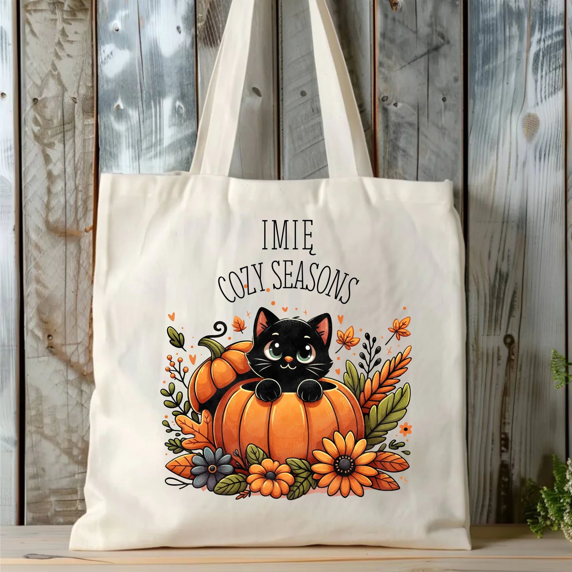 Torba jesieniara - Cozy Seasons - personalizowana JS01 - StoryCups.pl