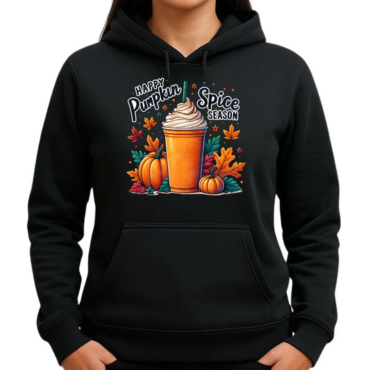 Bluza damska z kapturem jesieniara - Pumpkin Spice - kawa dyniowa JS02 - StoryCups.pl