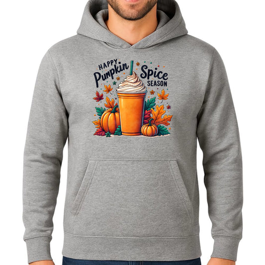 Bluza męska z kapturem jesienna - Pumpkin Spice - kawa dyniowa JS02 - StoryCups.pl