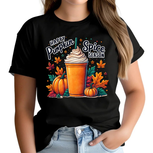 Koszulka damska jesieniara - Pumpkin Spice - kawa dyniowa JS02 - StoryCups.pl