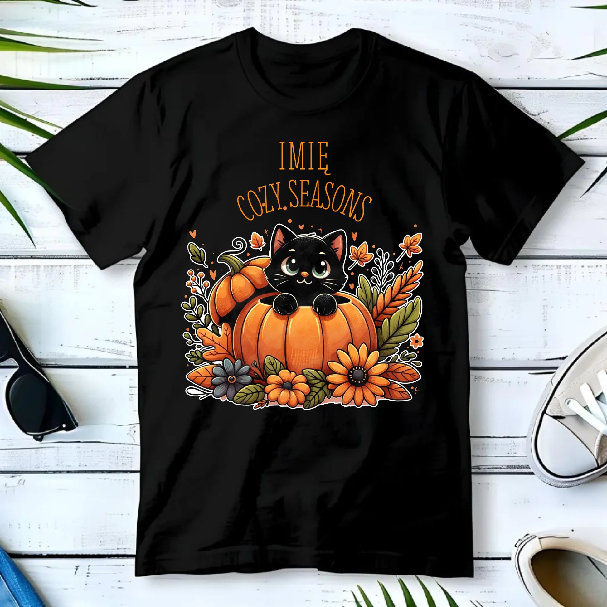 Koszulka męska jesienna - Cozy Seasons - personalizowana JS01 - StoryCups.pl