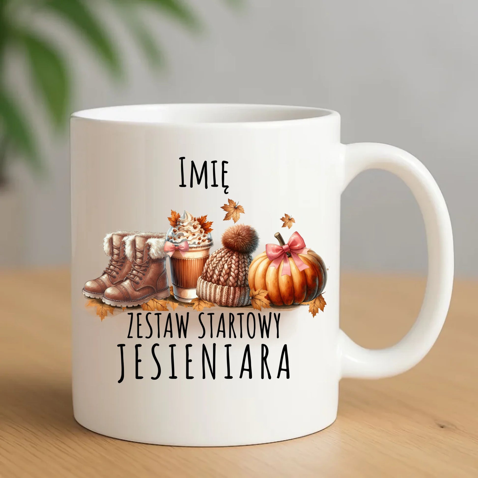 Kubek jesieniara – Zestaw startowy - personalizowany JS05 - StoryCups.pl