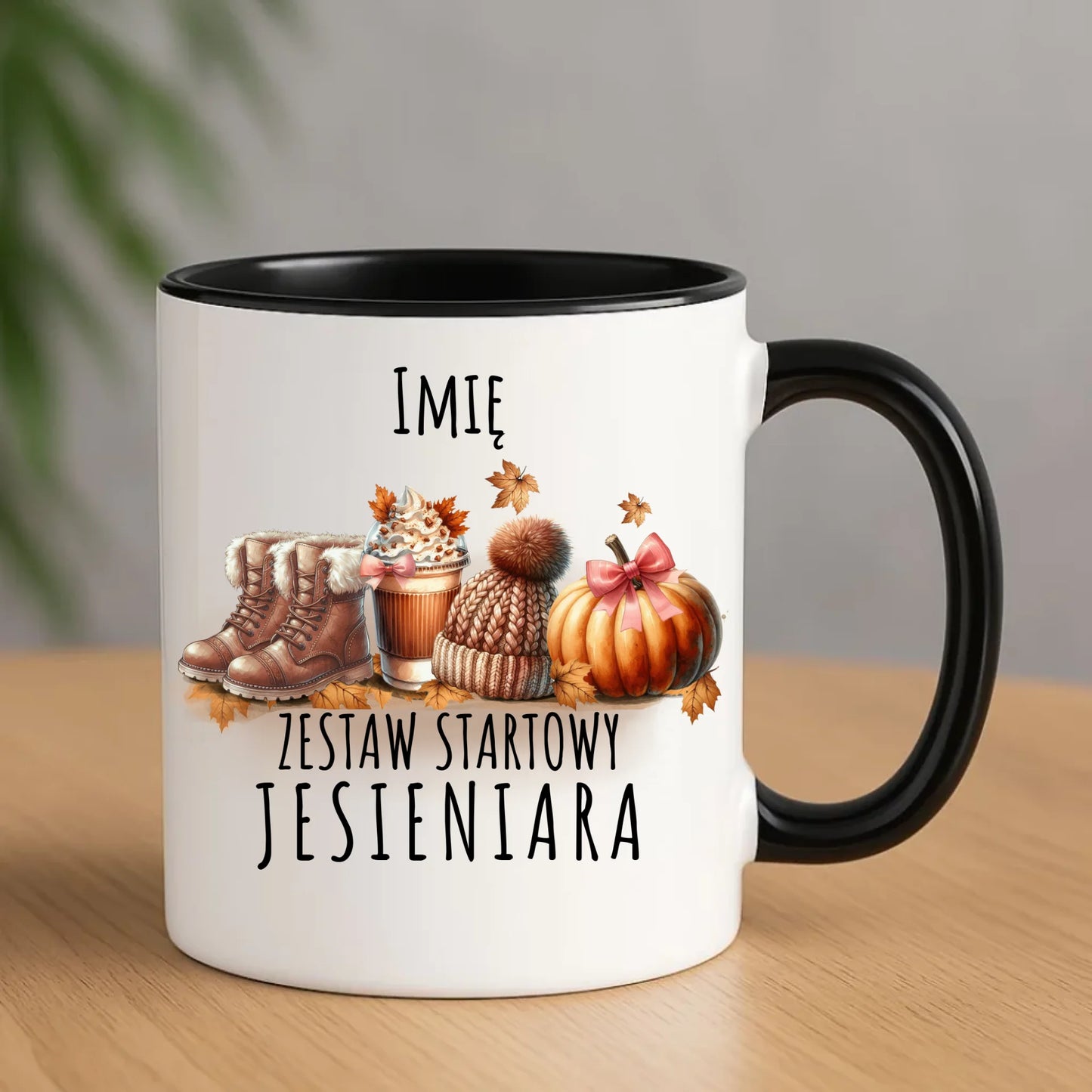 Kubek jesieniara – Zestaw startowy - personalizowany JS05 - StoryCups.pl