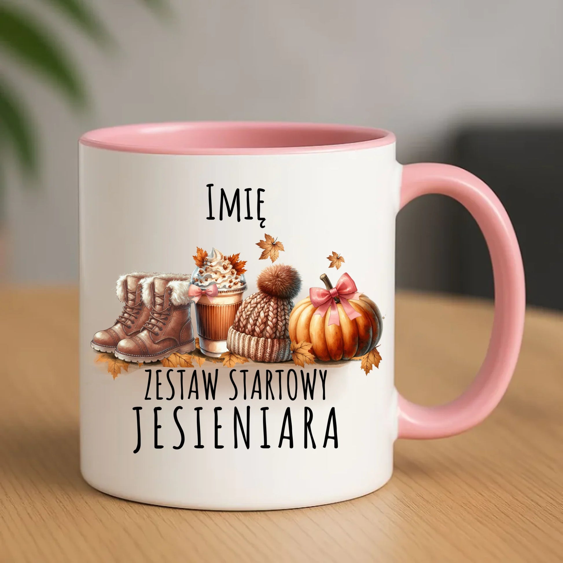 Kubek jesieniara – Zestaw startowy - personalizowany JS05 - StoryCups.pl