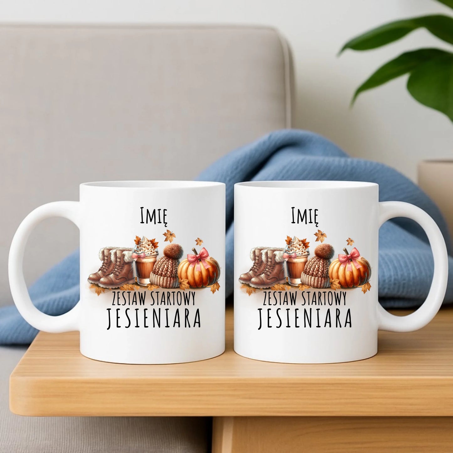 Kubek jesieniara – Zestaw startowy - personalizowany JS05 - StoryCups.pl