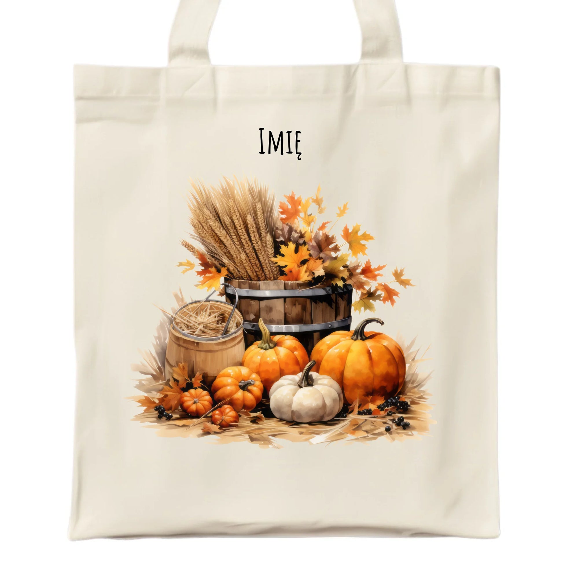 Torba na jesień - Harvest vibes - personalizowana JS09 - StoryCups.pl