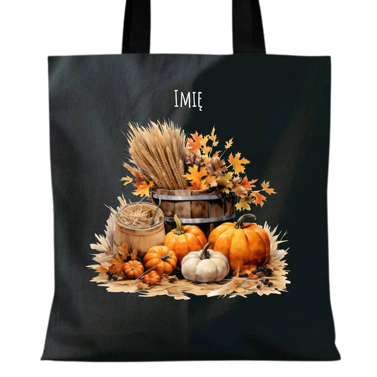 Torba na jesień - Harvest vibes - personalizowana JS09 - StoryCups.pl