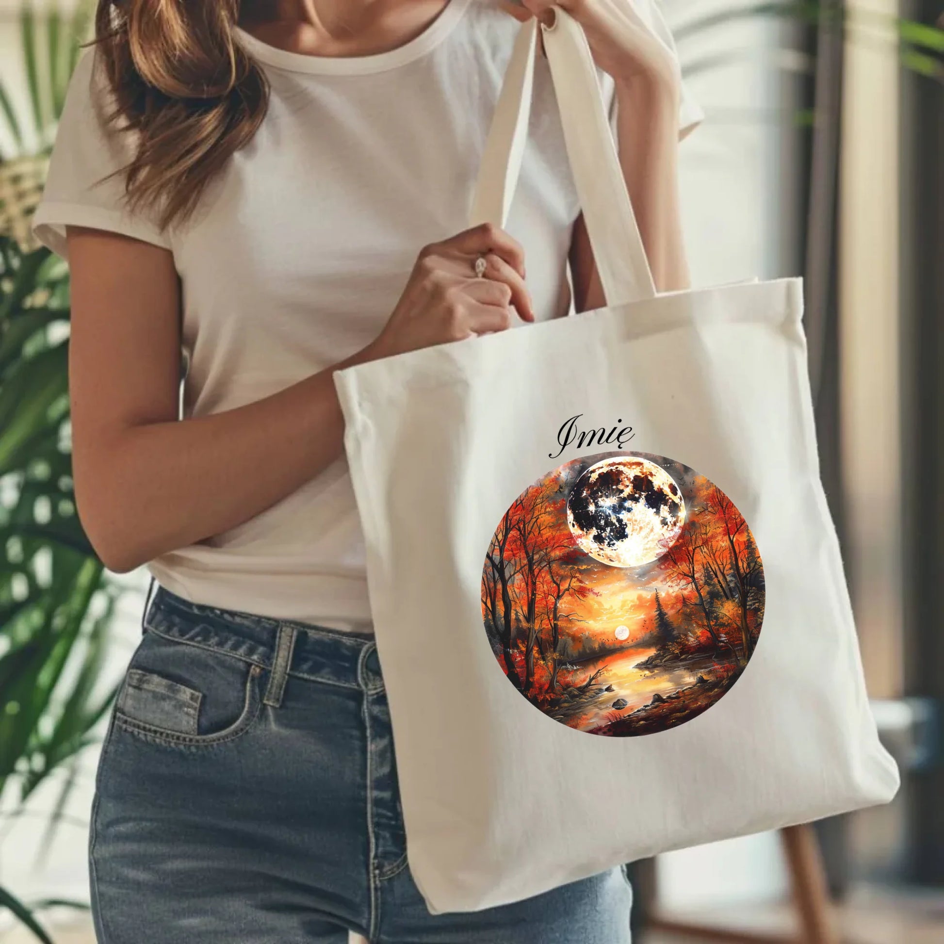 Torba jesieniara - Pełnia księżyca - personalizowana JS10 - StoryCups.pl