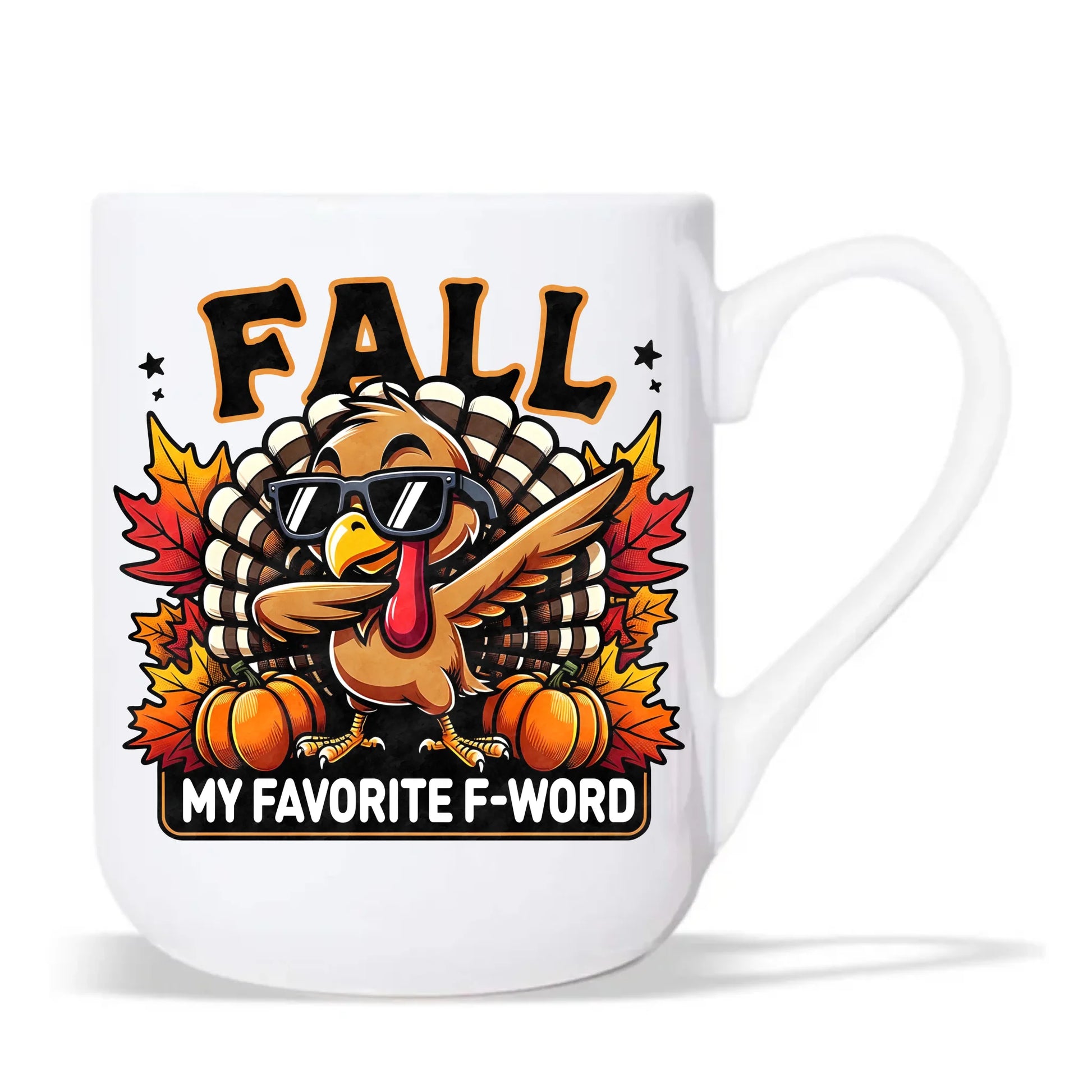 Kubek elegant jesienny - FALL my favorite F-word JS11 - StoryCups.pl