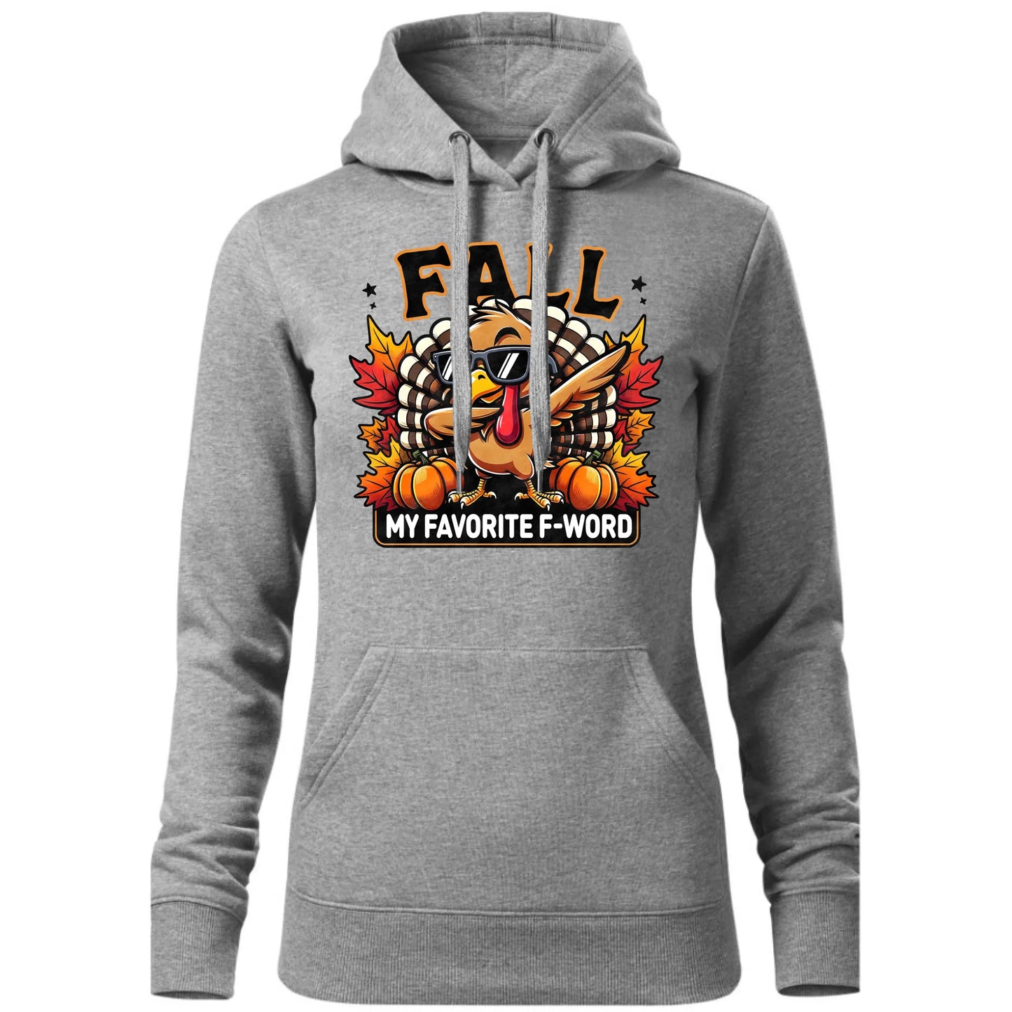 Bluza damska z kapturem jesieniara - FALL my favorite F-word JS11 - StoryCups.pl