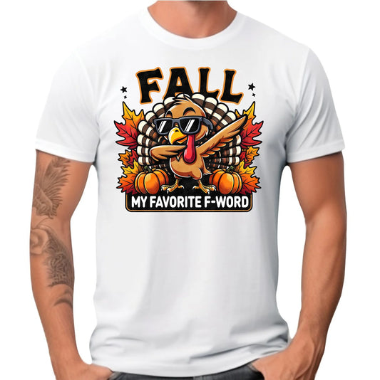 Koszulka męska jesienna - FALL my favorite F-word JS11 - StoryCups.pl