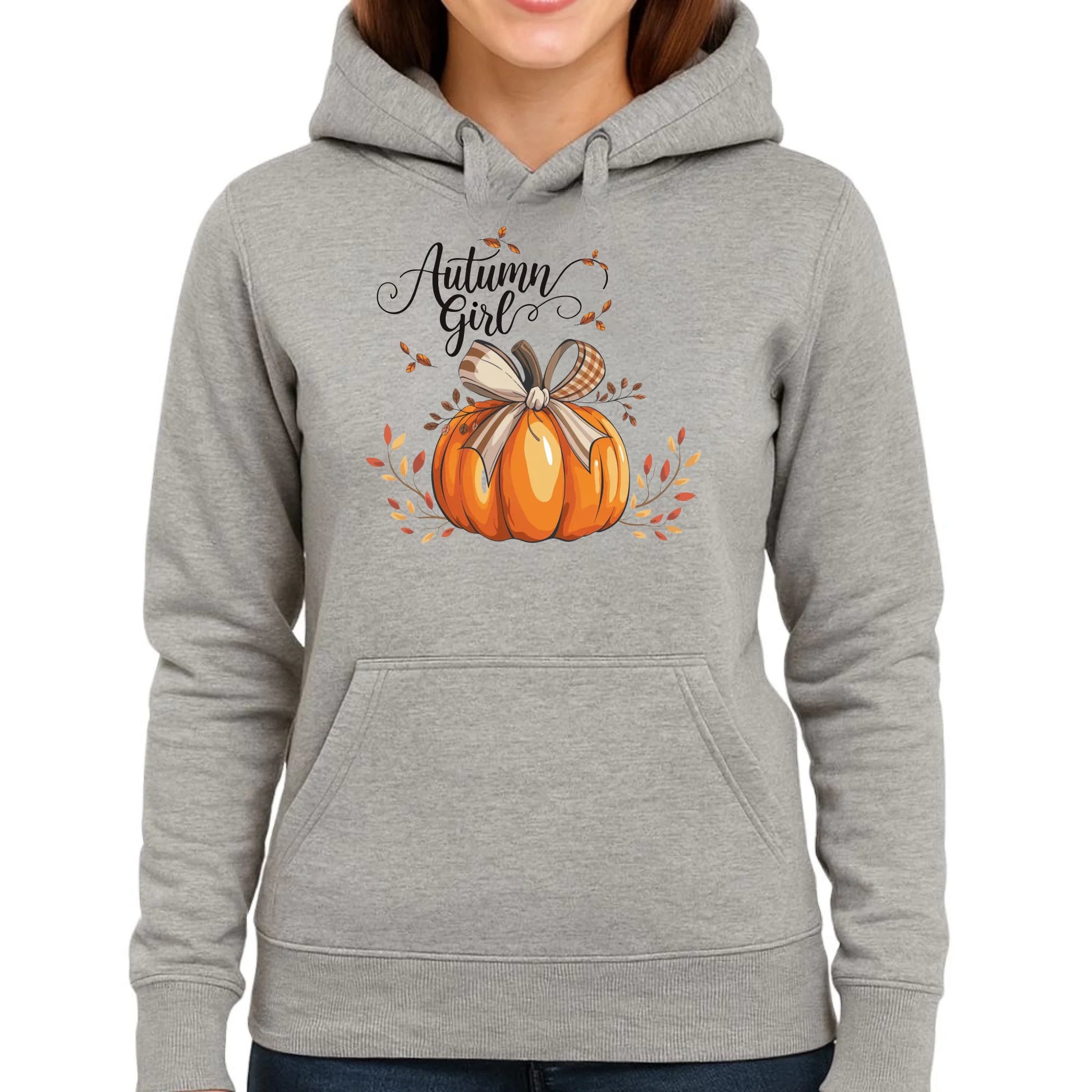 Bluza damska z kapturem jesieniara - Dynia JS12 - StoryCups.pl