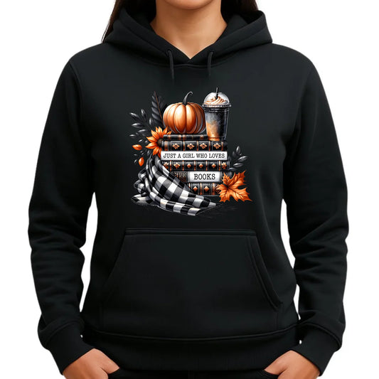 Bluza damska z kapturem jesieniara - Książkara - prezent dla miłośniczki czytania książek JS13 - StoryCups.pl