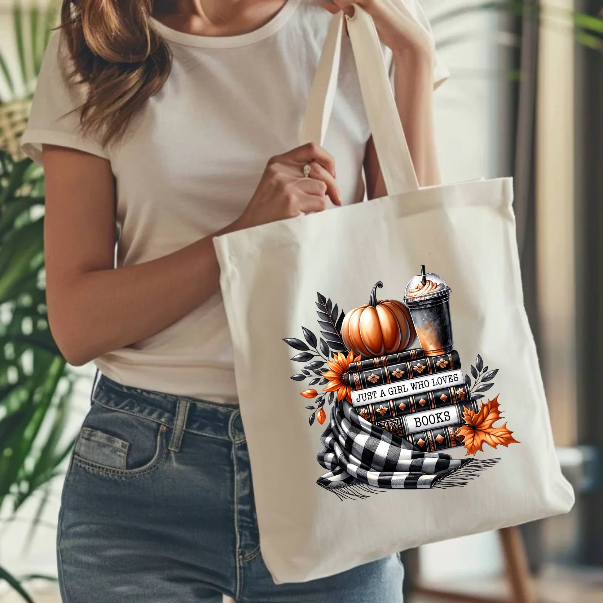 Torba jesieniara - Książkara - prezent dla miłośniczki czytania książek JS13 - StoryCups.pl