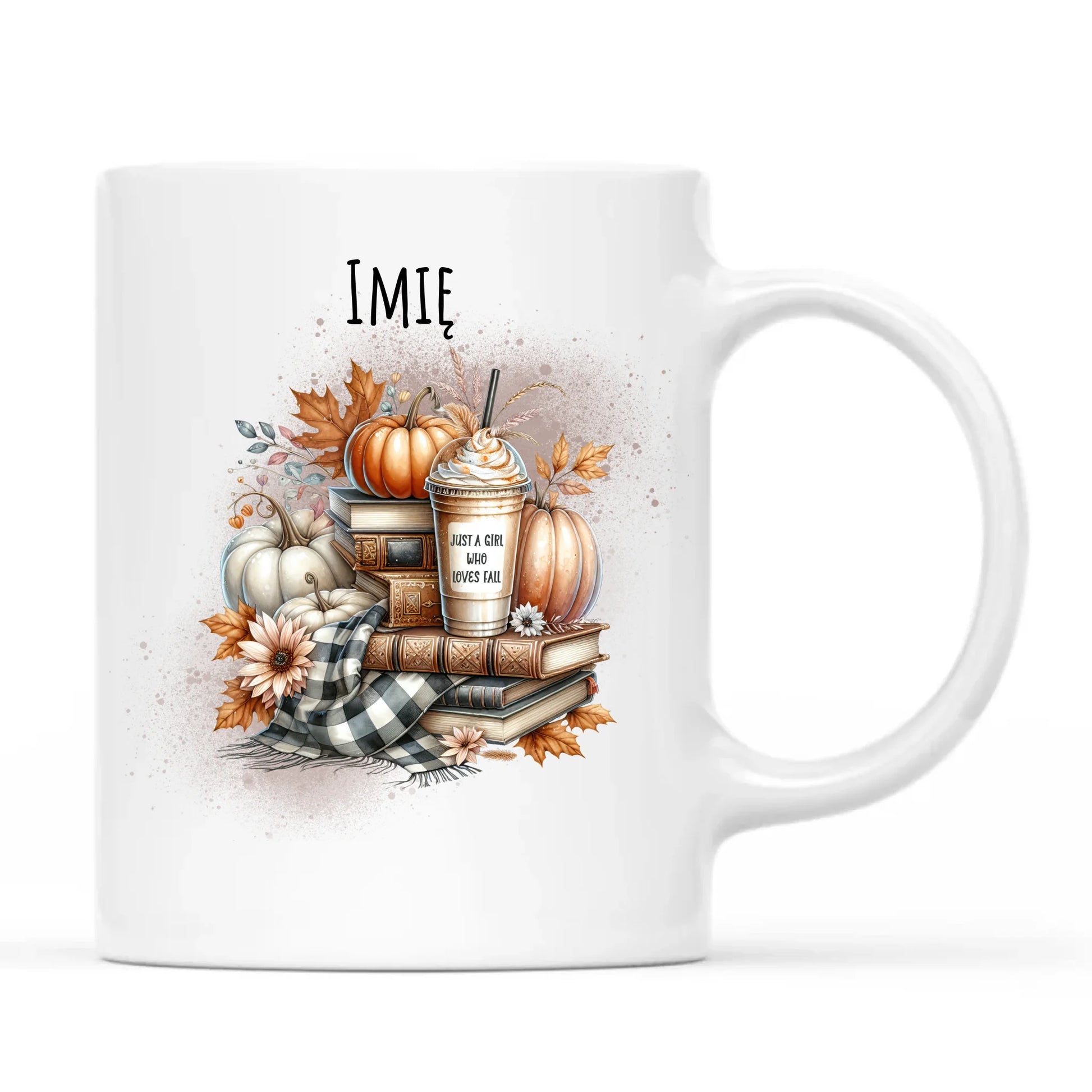 Kubek jesienny - Książkara - personalizowany JS14 - StoryCups.pl