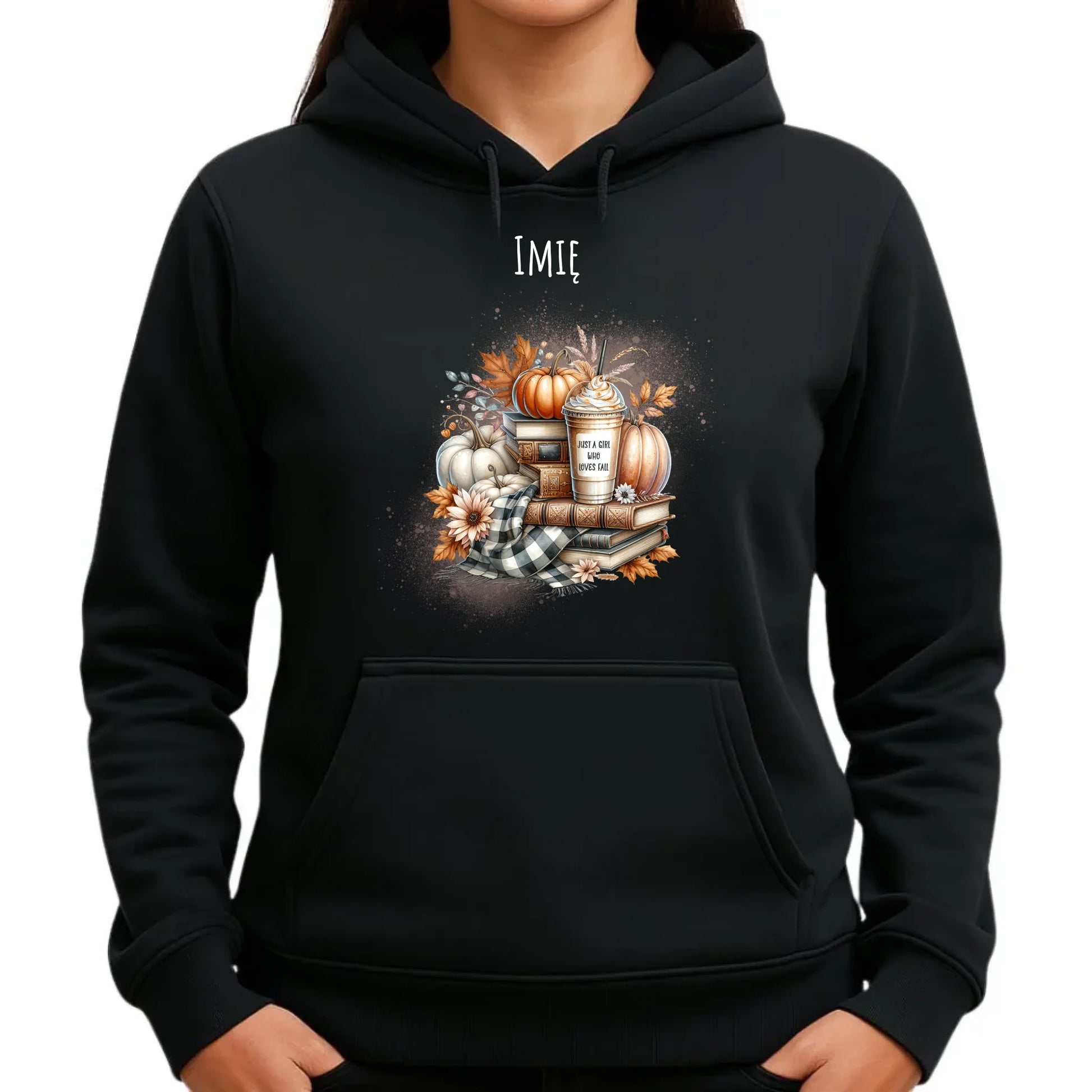 Bluza damska z kapturem jesienna - Książkara - personalizowana JS14 - StoryCups.pl
