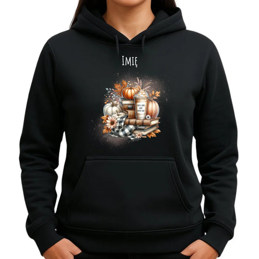 Bluza damska z kapturem jesienna - Książkara - personalizowana JS14 - StoryCups.pl