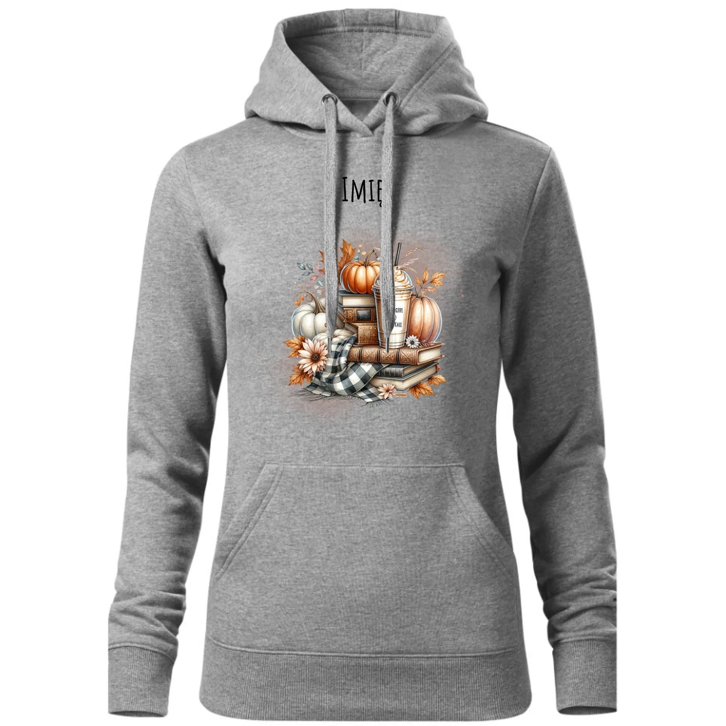 Bluza damska z kapturem jesienna - Książkara - personalizowana JS14 - StoryCups.pl