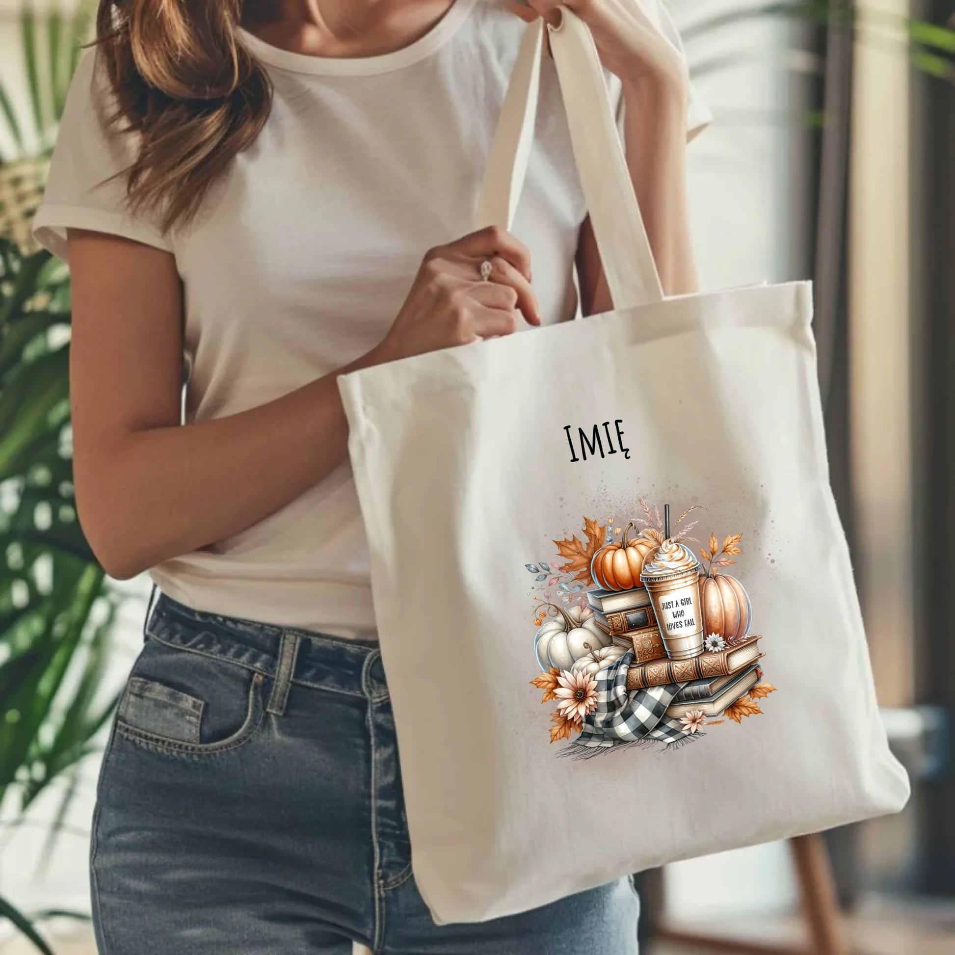 Torba jesienna - Książkara - personalizowana JS14 - StoryCups.pl