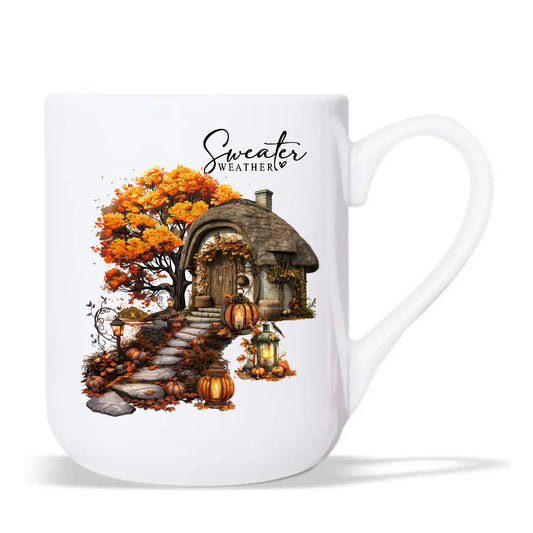 Kubek elegant jesienny - Sweater weather JS15 - StoryCups.pl