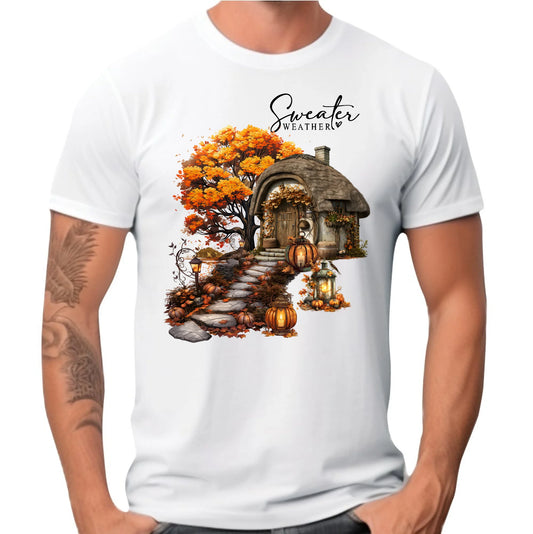 Koszulka męska jesienna - Sweater weather JS15 - StoryCups.pl