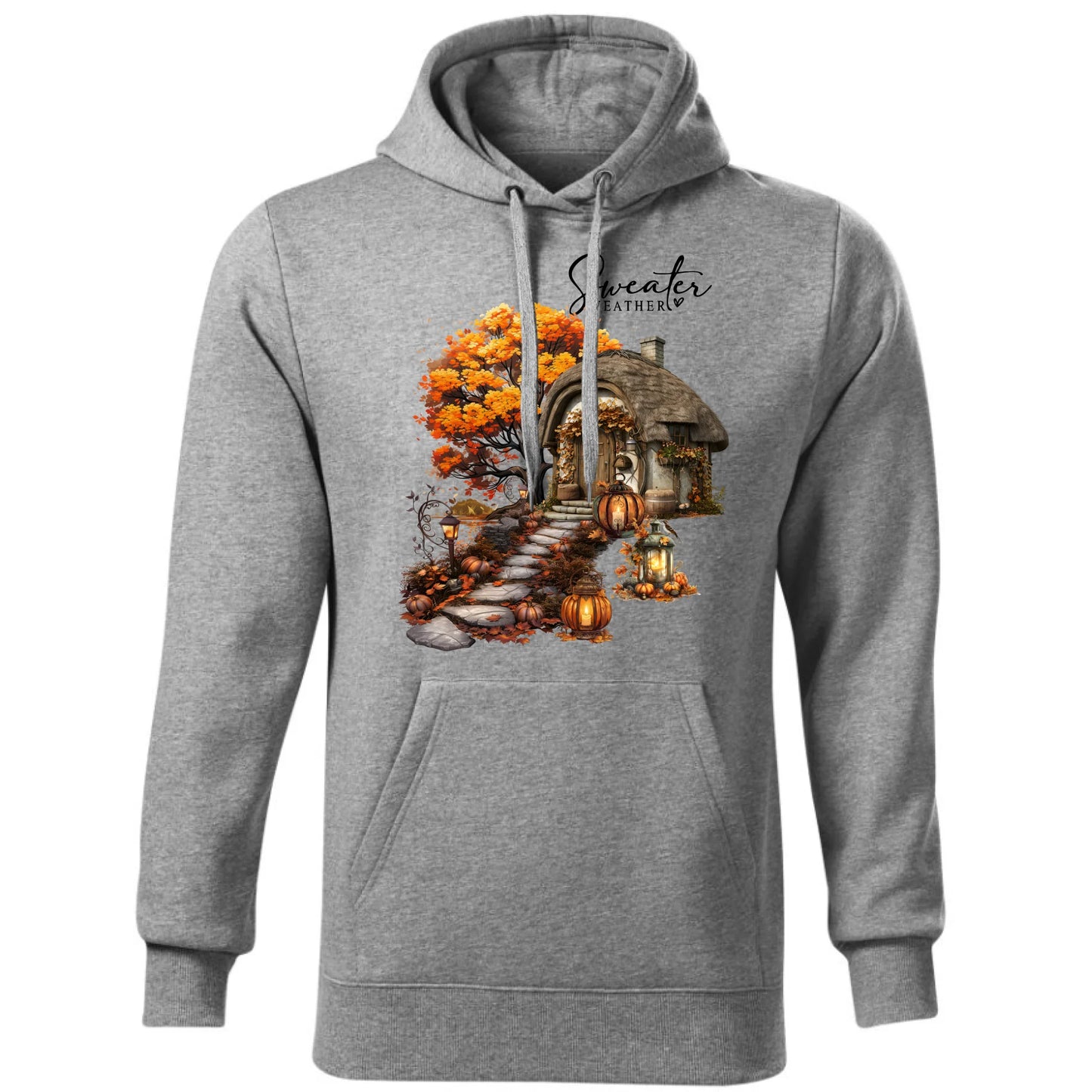 Bluza męska z kapturem jesienna - Sweater weather JS15 - StoryCups.pl