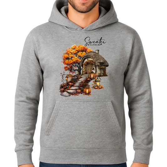 Bluza męska z kapturem jesienna - Sweater weather JS15 - StoryCups.pl