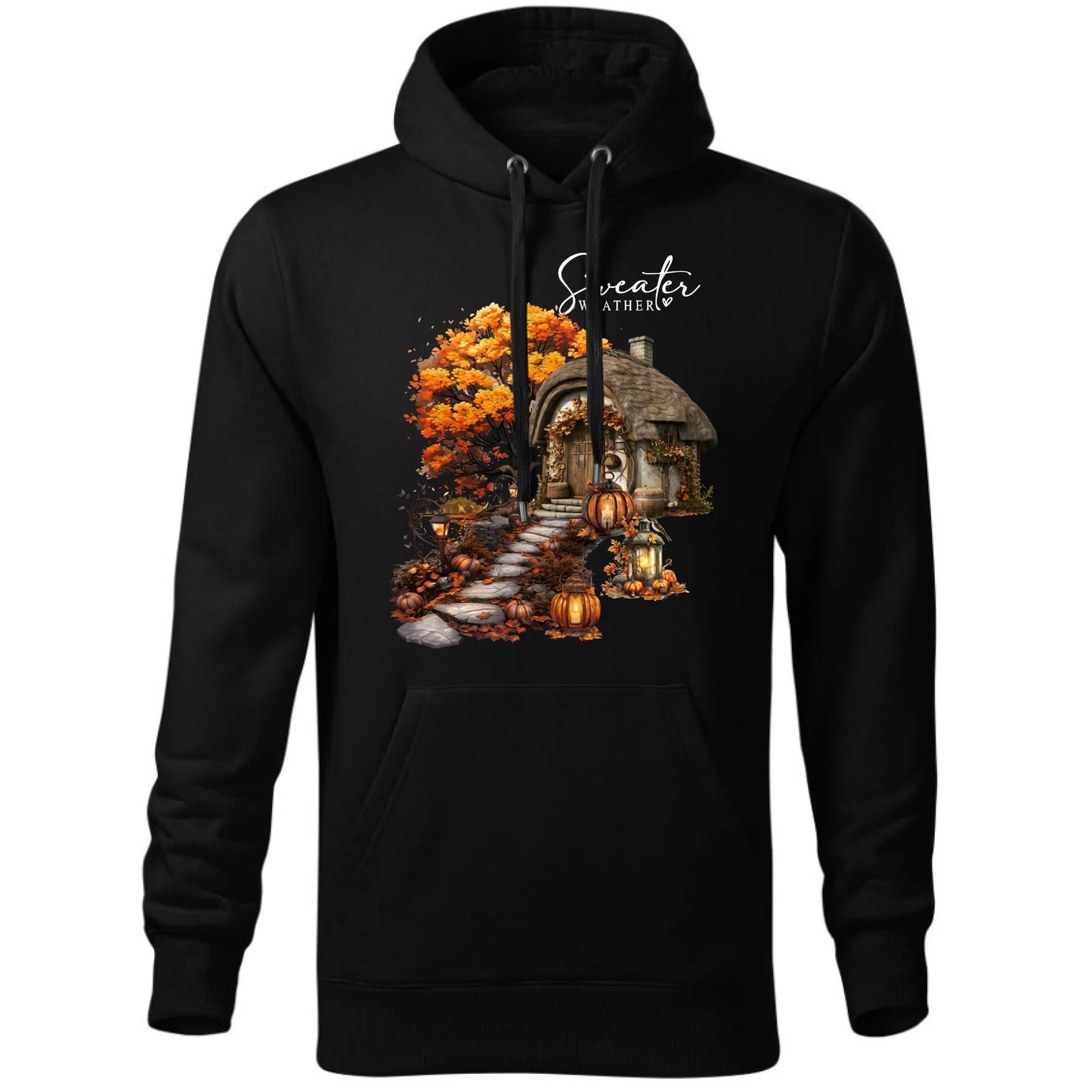 Bluza męska z kapturem jesienna - Sweater weather JS15 - StoryCups.pl