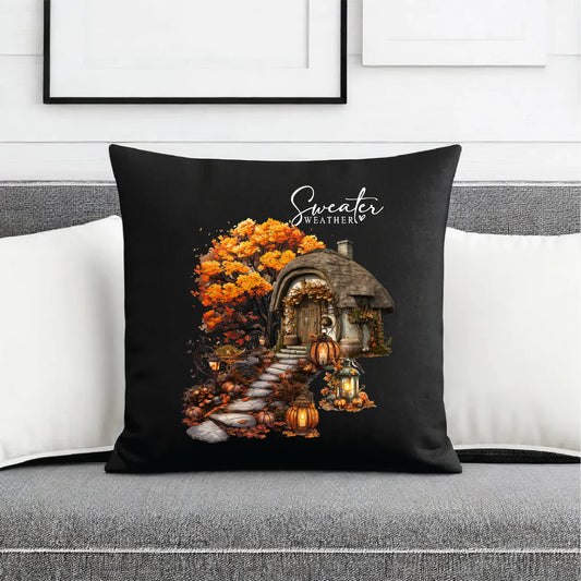 Poduszka dekoracyjna jesienna - Sweater weather JS15 - StoryCups.pl