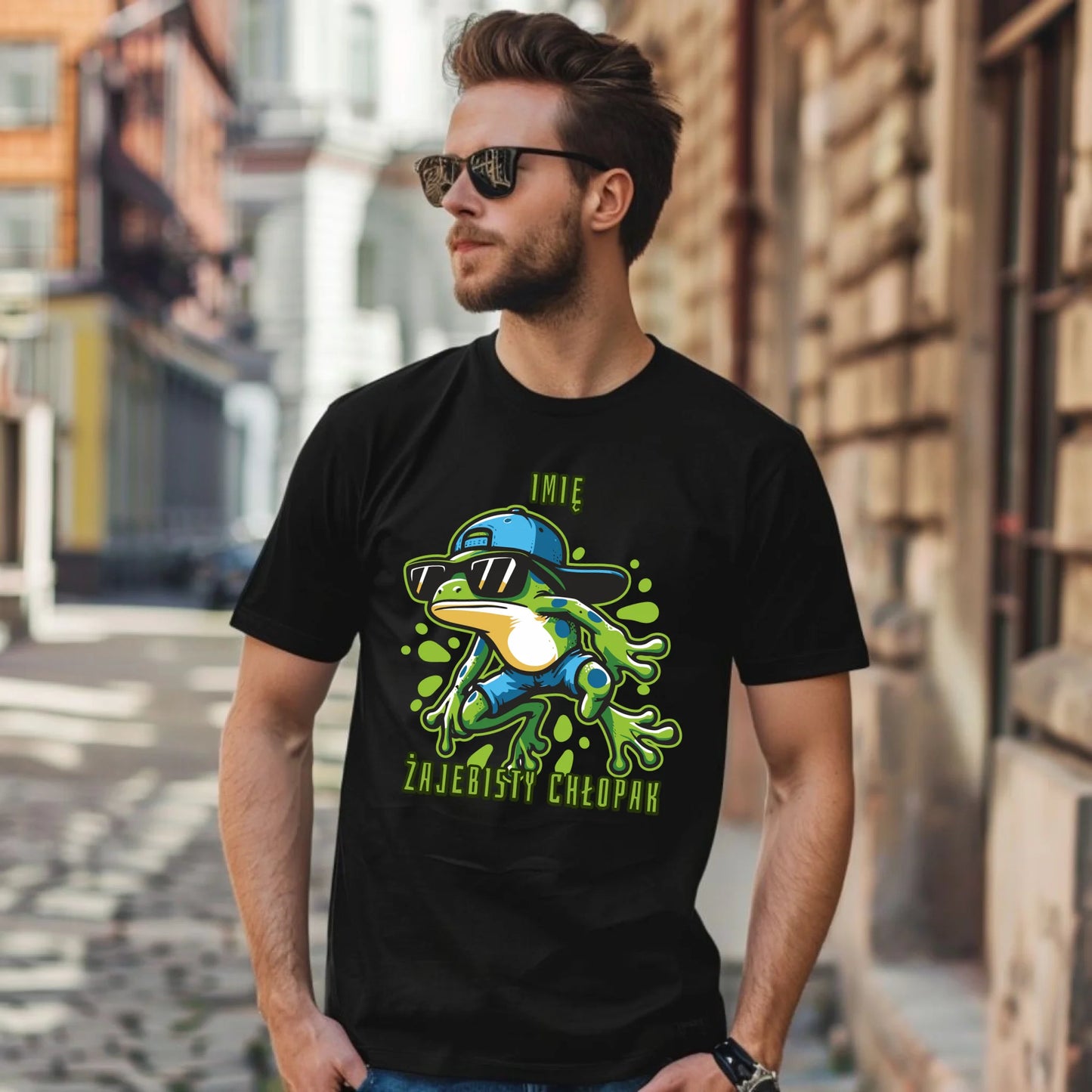 Koszulka męska - Żajebisty Chłopak prezent na Dzień Chłopaka - personalizowana DCH02 - StoryCups.pl