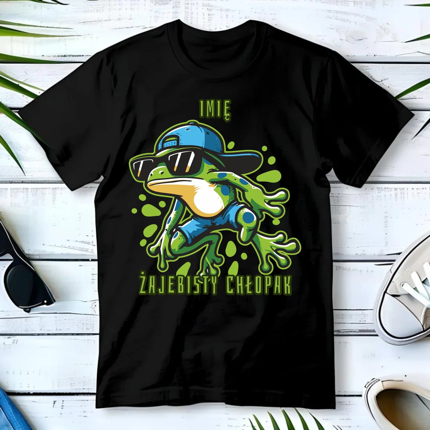 Koszulka męska - Żajebisty Chłopak prezent na Dzień Chłopaka - personalizowana DCH02 - StoryCups.pl