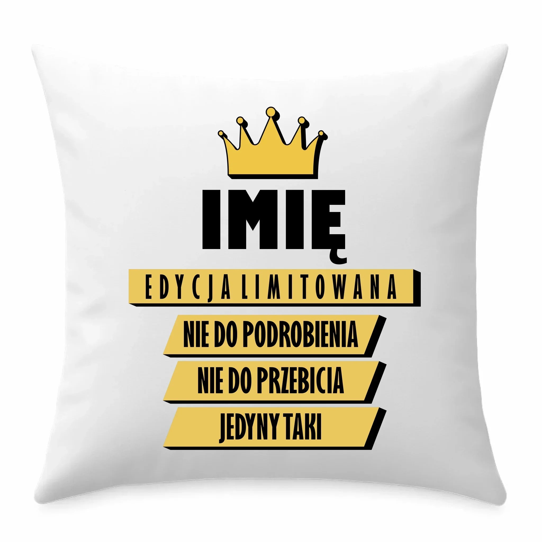 Poduszka - Edycja Limitowana prezent dla niego - personalizowana DCH03 - StoryCups.pl