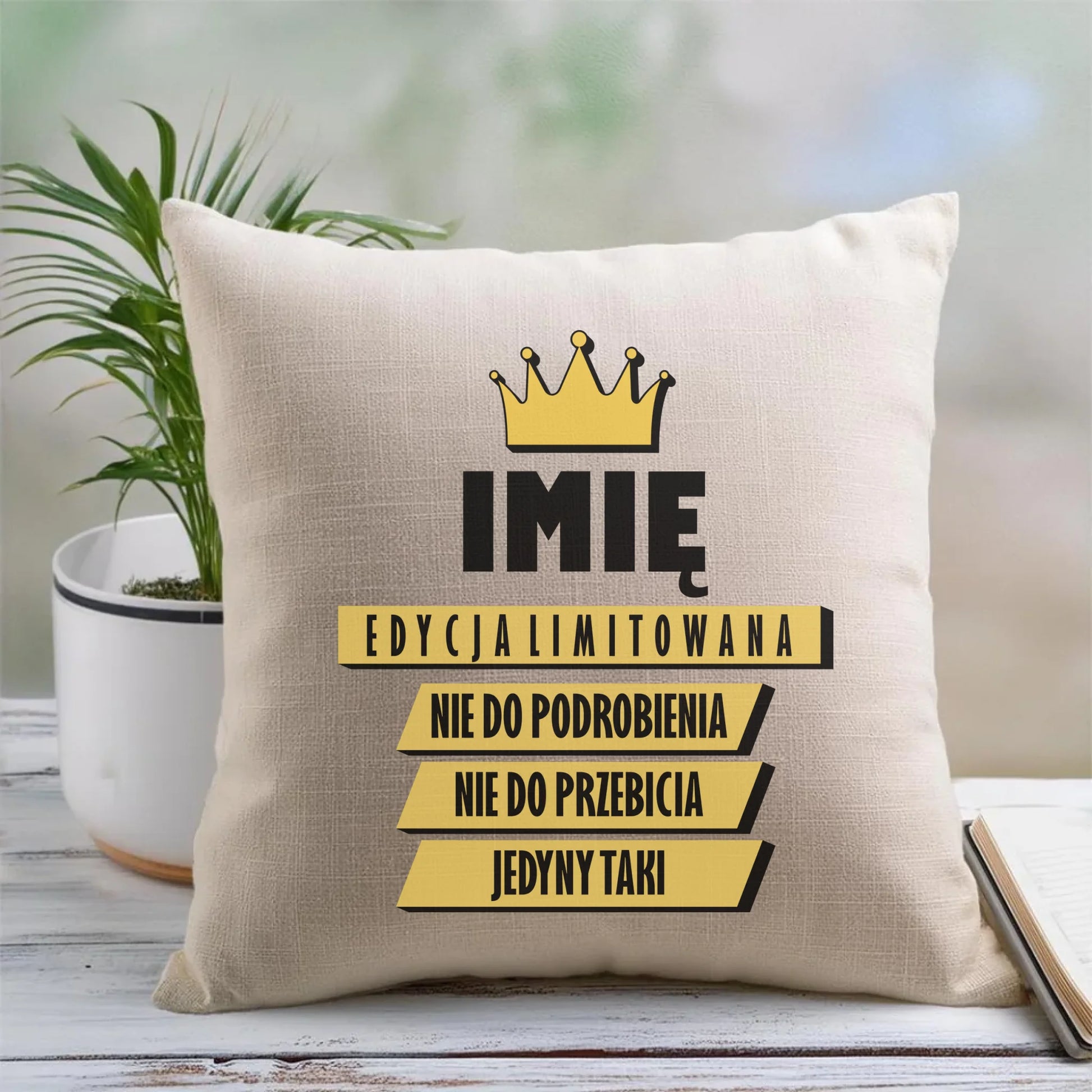 Poduszka - Edycja Limitowana prezent dla niego - personalizowana DCH03 - StoryCups.pl