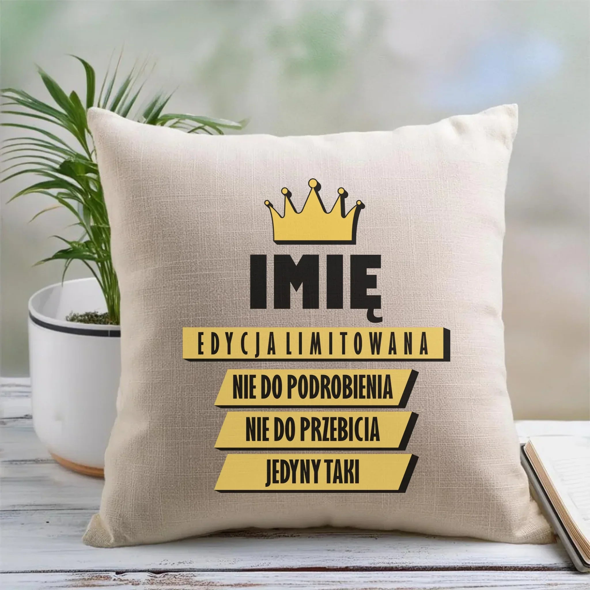 Poduszka - Edycja Limitowana prezent dla niego - personalizowana DCH03 - StoryCups.pl