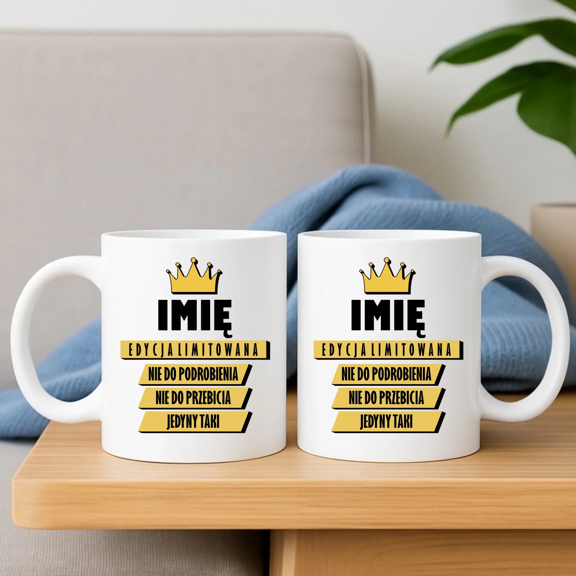 Zestaw poduszka i kubek - Edycja Limitowana prezent dla niego - personalizowany DCH03 - StoryCups.pl