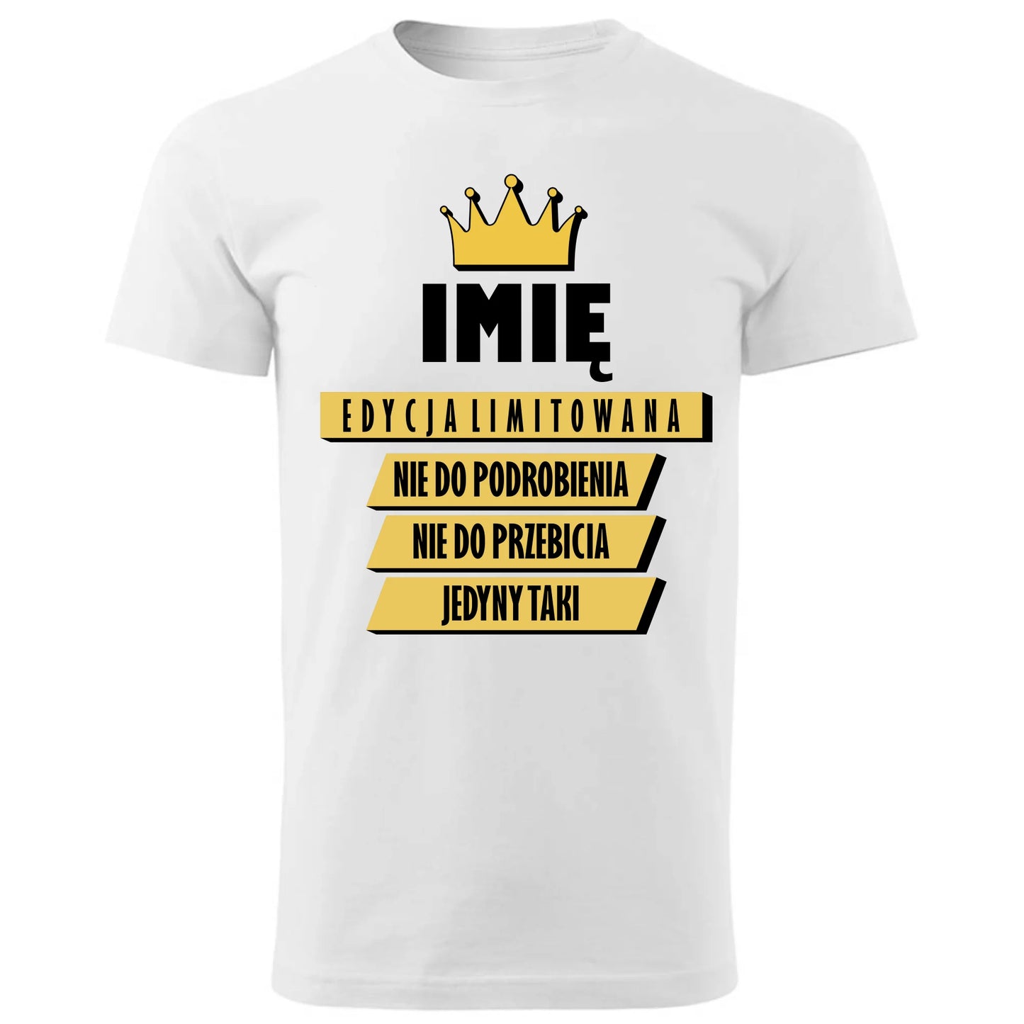 Koszulka męska - Edycja Limitowana - prezent dla niego - personalizowana DCH03 - StoryCups.pl