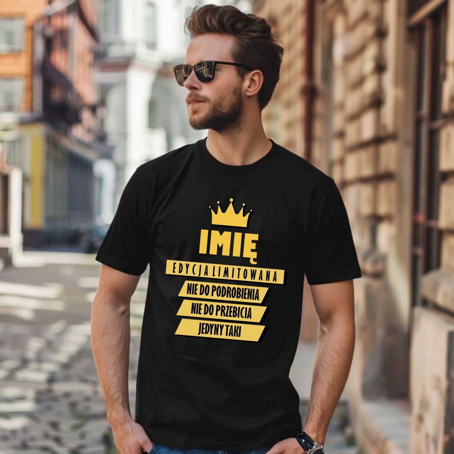 Koszulka męska - Edycja Limitowana - prezent dla niego - personalizowana DCH03 - StoryCups.pl